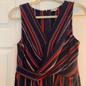 Striped Cropped Jump Suit